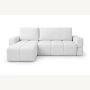 Fumo Komfortowa sofa narożna pikowana Tkanina Coral 70